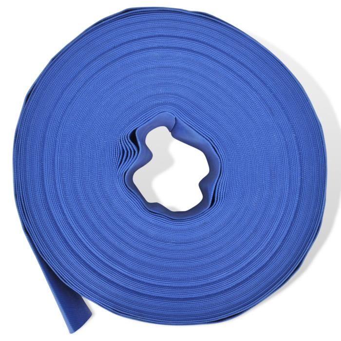 VidaXL Flat Hose 50 M 2 Inch PVC