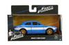 Jada Toys Fast Furious Series Brian Ford Escort Blue Finished Figure & 1/32 F&F