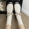 Fashion Chunky Heels Ladies Pumps Round Toe With Bow Japanese Style Lolita Women's Shoes Comfortable and Elegant Fashion Young Spring 39