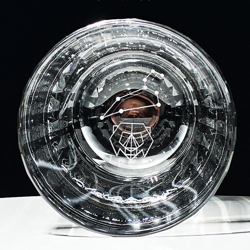 Handun Hand-Carved Zodiac Crystal Whiskey Glass