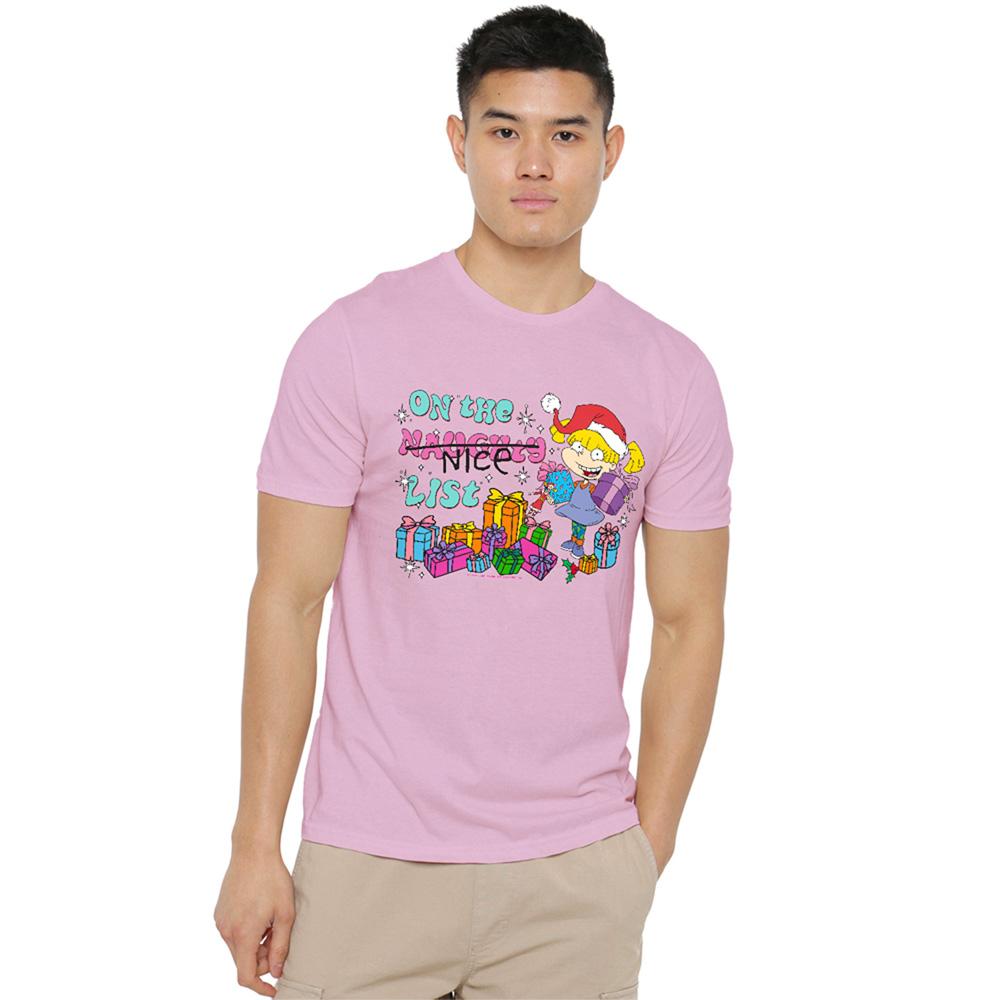 Rugrats Unisex Adult On The Naughty List Angelica Christmas T-Shirt