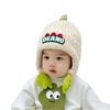Cute Dinosaur Ear Protection Hat Warm Beanie Hat New Balaclava  Autumn and Winter