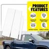 For Pillar -24 Chevy Steel Stainless Silverado Chrome GMC Trim Post Sierra