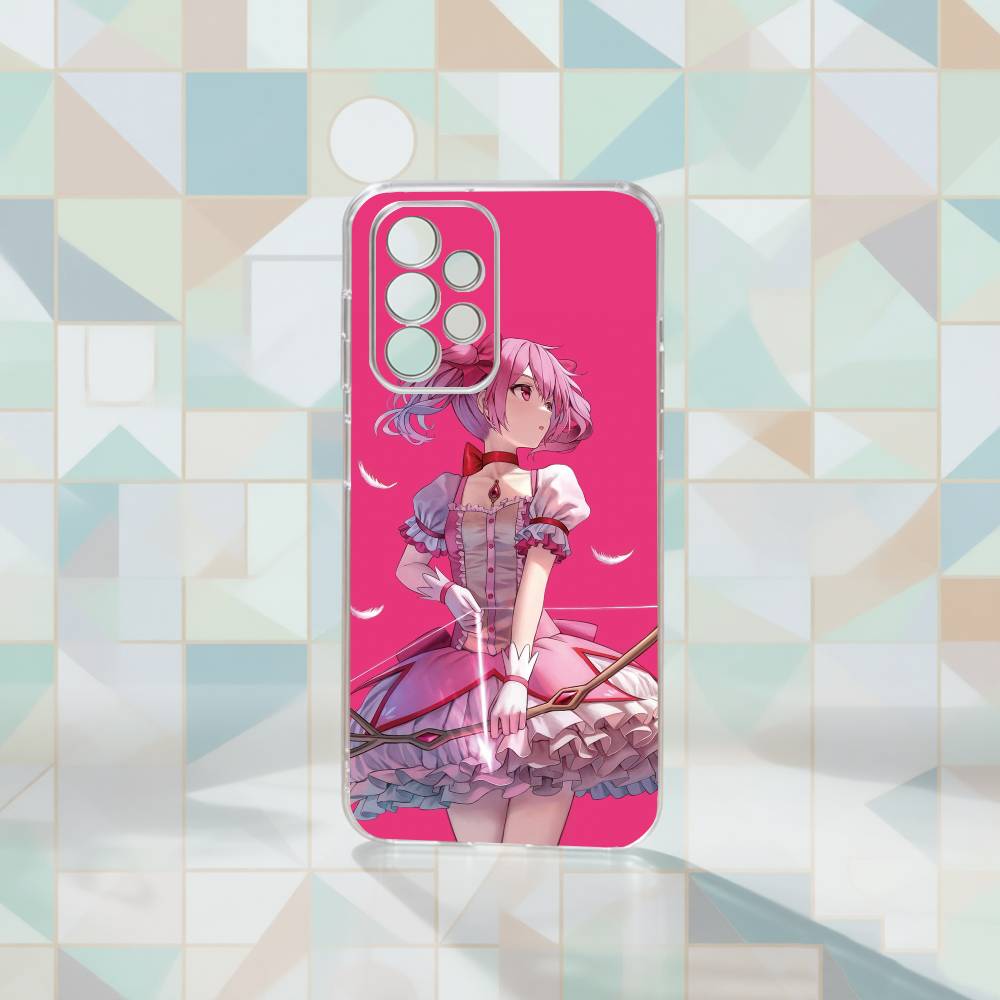 

Puella Magi Madoka Magica Phone Case For Samsung S25,S24,S21,S22,S23,S30,Ultra,S20,Plus,Fe Transparent Cover Samsung S21Ultra