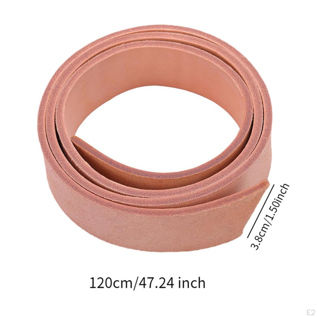 PU Leather Strap Strip Single Sided Soft Flat Straps Belt for DIY Craft