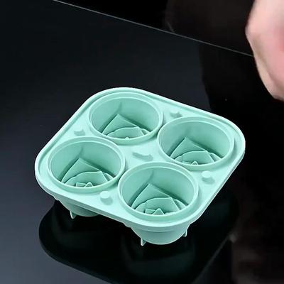 Stampo per cubetti di ghiaccio a forma di rosa con 4 griglie, cioccolato multifunzionale, gelatina, vassoio per cubetti di ghiaccio, forniture per frigorifero da cucina per feste in camper, per panetteria