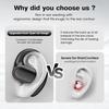 Open Ear Bluetooth 5.4 Kopfhörer LED-Anzeige Stereo-Sound Kabellose Ohrhörer Ohrbügel mit Mikrofon Wasserdichte Ohrhörer für Workout Laufen