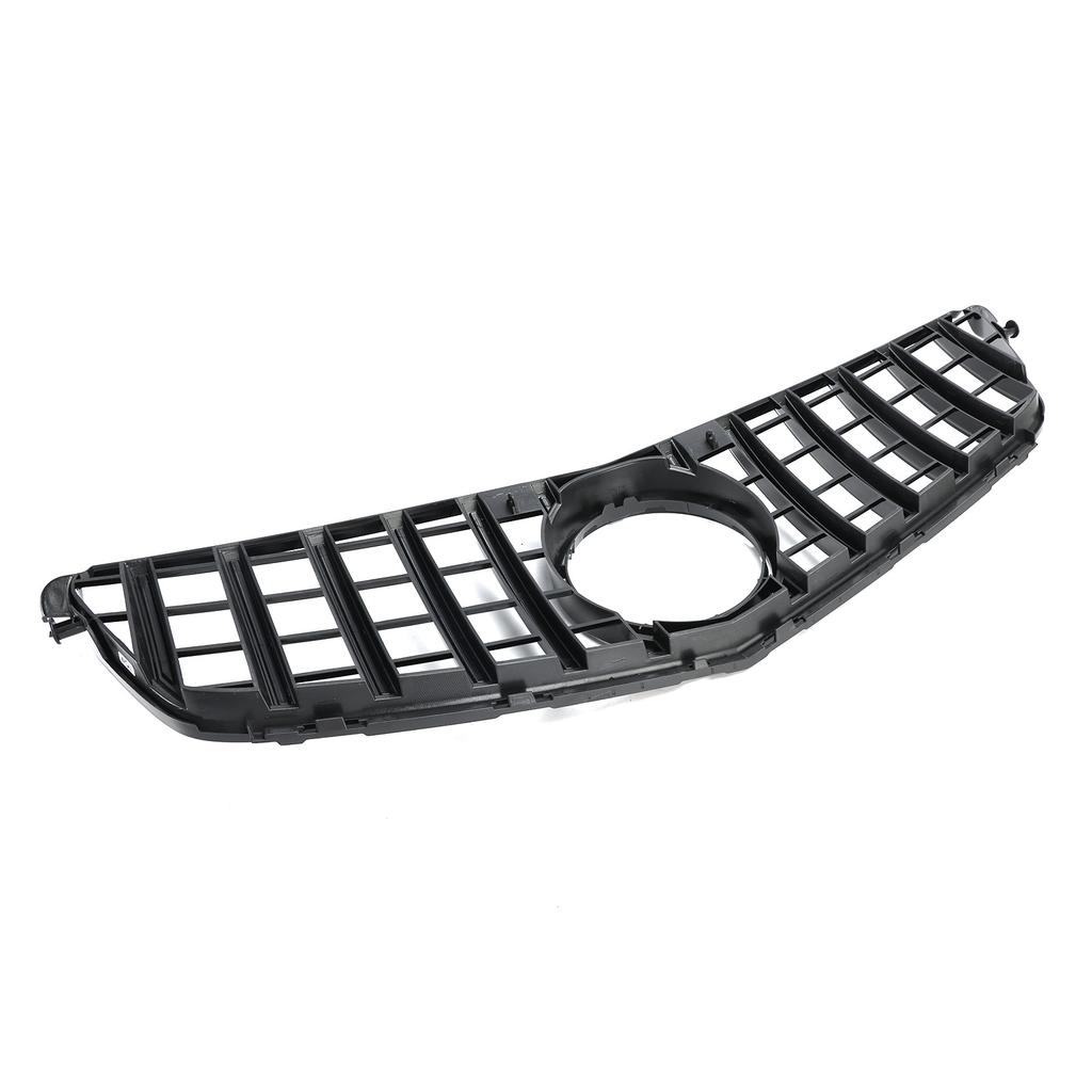 GT Style Front Bumper Grille Grill Fit Benz C-Class W204 C300 C350 2008-2014