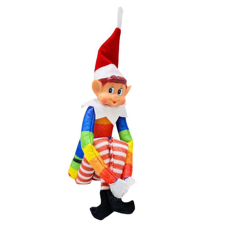 Christmas Elf Doll Plush Toy Ornaments Home Decorations Gift Xmas Presents