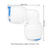 PE Pipe Connector Joint for Water Purifier Pipe Fitting (4040 G1/4 Elbow Extension Joint 5Pcs)
