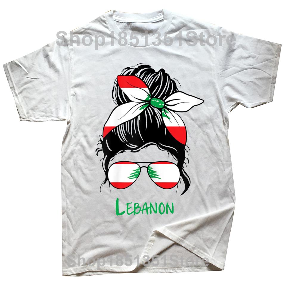 

Funny Lebanese Lebanon Girl Woman Flag T Shirts Graphic Cotton Streetwear Short Sleeve Birthday Gifts Summer Style Tshirt Men S