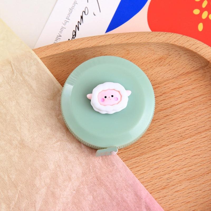 Children Retractable Cartoon Tape Measure 60-Inch 1.5Meter Mini Soft Cute Tape Measure for Tailor Sewing Craft Cloth