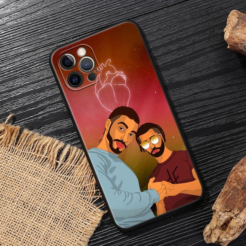 QLF x PNL Brothers Pnl Hülle Für iphone 17 Air Hülle Für iPhone 11 12 13 14 15 16 17 Pro Max 17Air 16 e Silikonhüllen Weiche Abdeckung