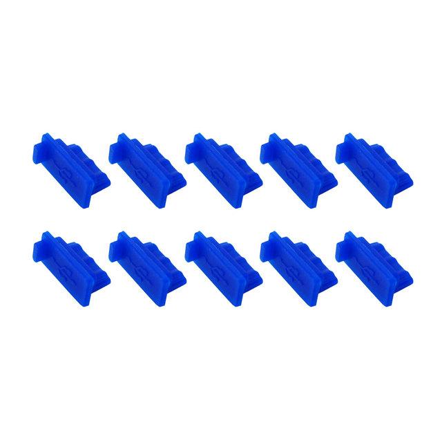 JCD 10PCS Silicone USB Dust Plug Charger Port Cover Female Jack Interface Dustproof Cap Universal Tablet PC Notebook Laptop2