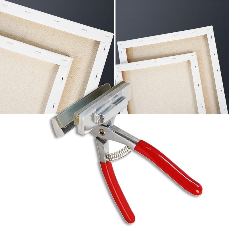 Pinze Ergonomiche per Tendere la Tela con Ganascia in Acciaio Inossidabile Adatte per Graffettatura Senza Sforzo su Telai Materiali Artistici 12cm