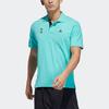 Adidas Polo à Manches Courtes Solide Logo Série Warrior Homme Hauts Vert Acide GP0826