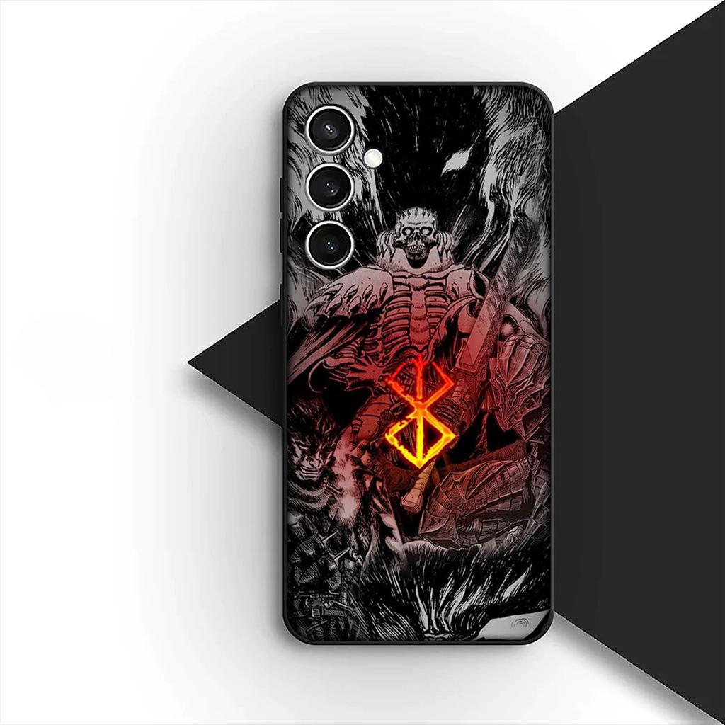 Casing for Samsung Galaxy S10 S8 S9 Plus A33 A34 A31 70 A71 A72 Note 20 9 8 S10E Phone Cover Soft Case Berserk Wallpaper Guts