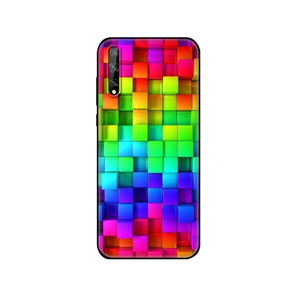 Für Huawei Y8P Hülle 6.3" Weiches Silikon Tpu Handyhülle Auf Huawei y8p 2020 Y 8P AQM-LX1 Rückseite huaweiy8p Bumper Funda schwarze tpu Hülle