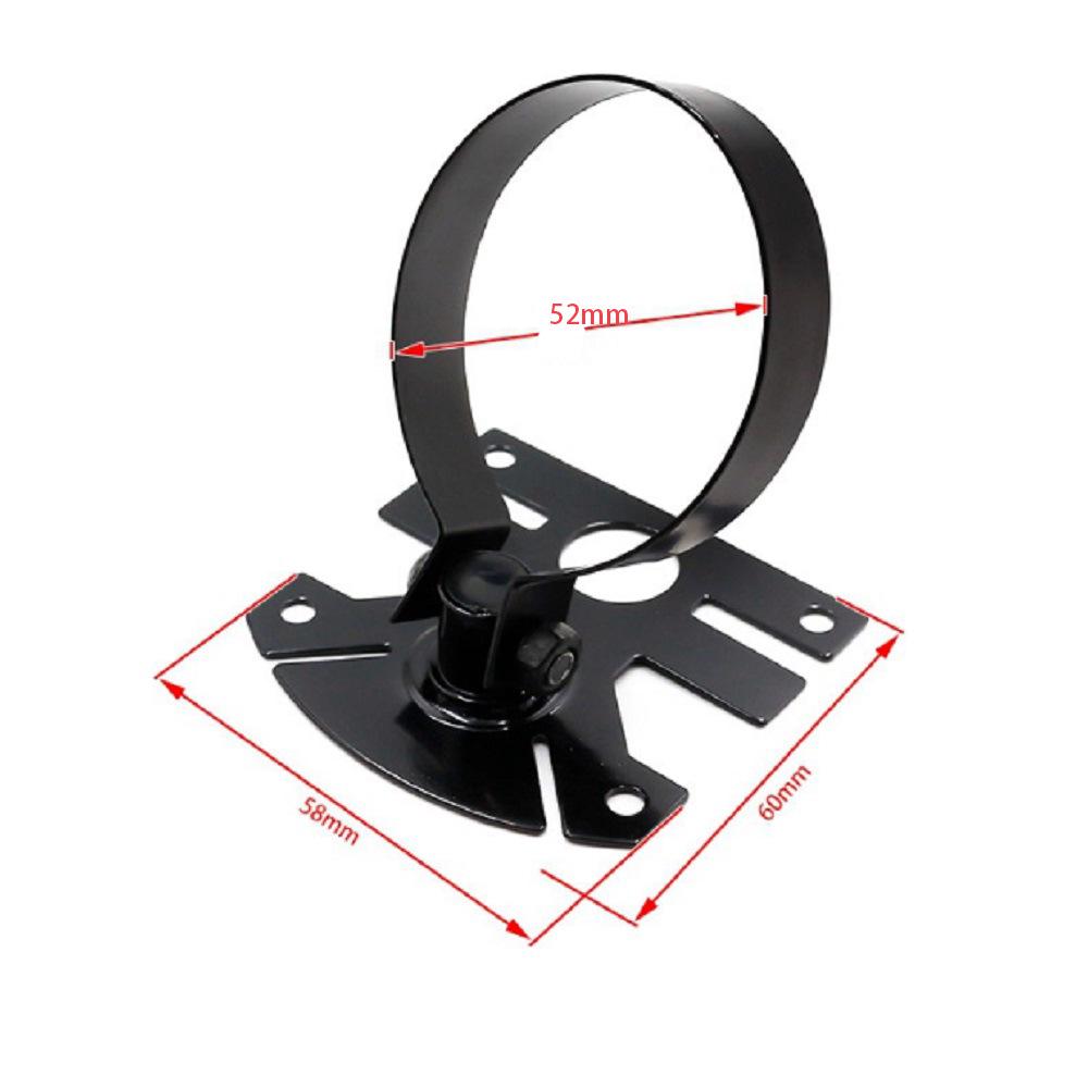 Carbon Fiber 2-Inch Single Hole Car Gauge Mount 52mm