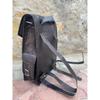 Leather Genuine Backpack Black Leather Rucksack Boho Festival