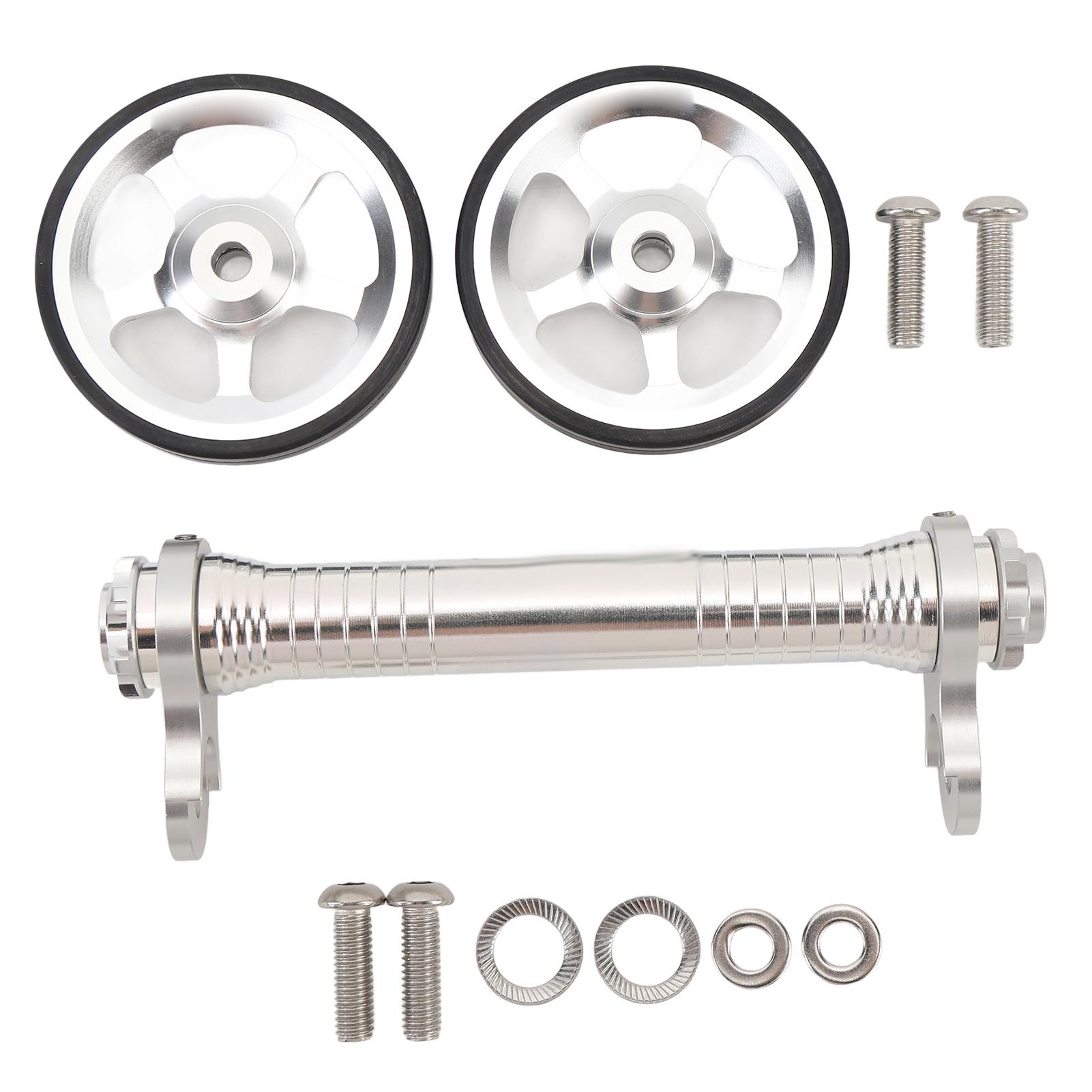 Riding Wheel Extender Telescopic Folding Adjustable Aluminum Alloy Extension Bar Easy Cycling Accessories