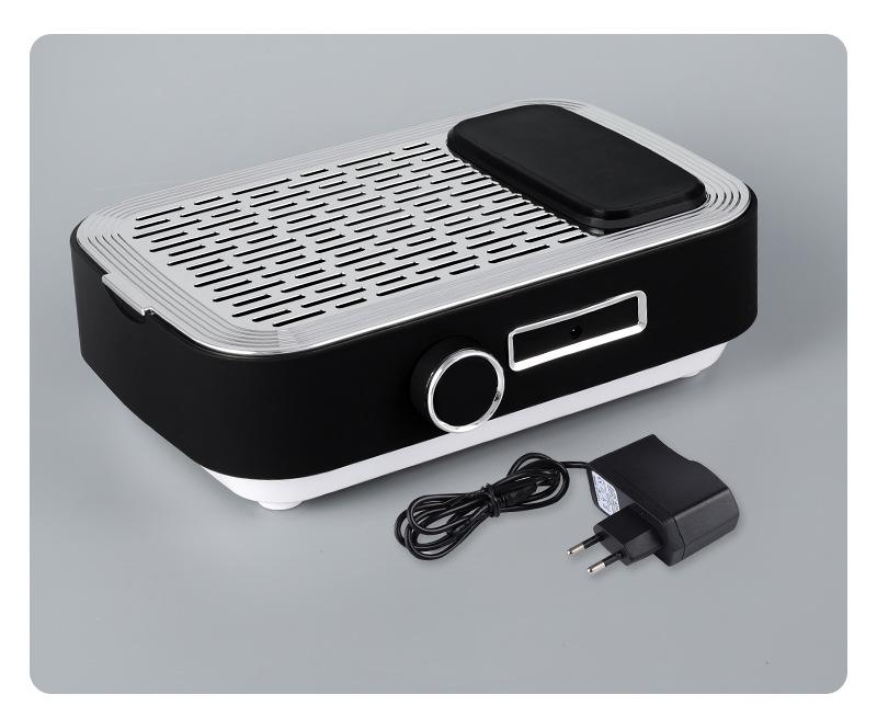 80W Wiederaufladbarer Nagelsauger mit Handauflage und integriertem Filter