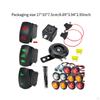 ATV UTV Turn Sign Light Kit Flasher Relay Fuses Sturdy DIY Street Legal for Motorcycles Golf