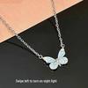 Butterfly Zircon Necklace for Women – Light Luxury Fashion, Ins Forest Style Pendant
