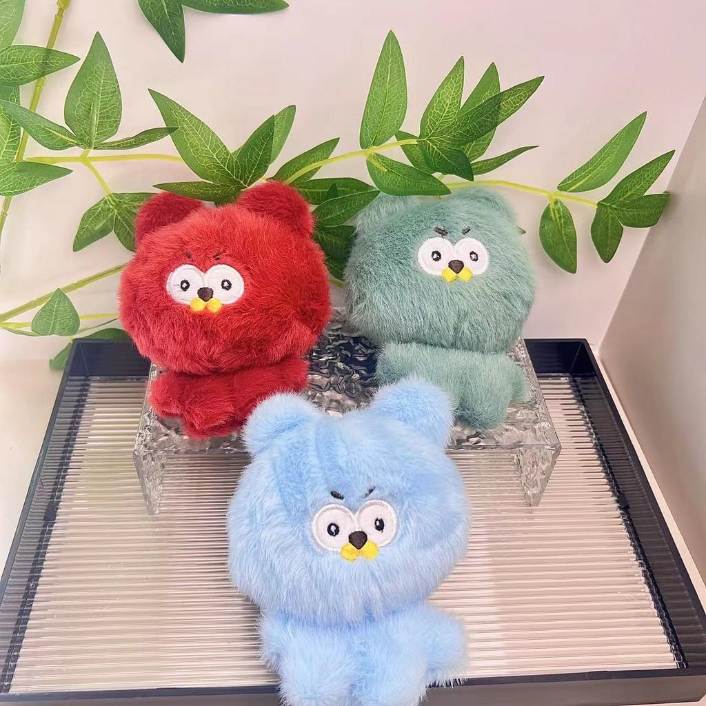 Charming Bear Miniature Plush Toy Cute Owl Pendant For Bags And Accessories Keychain