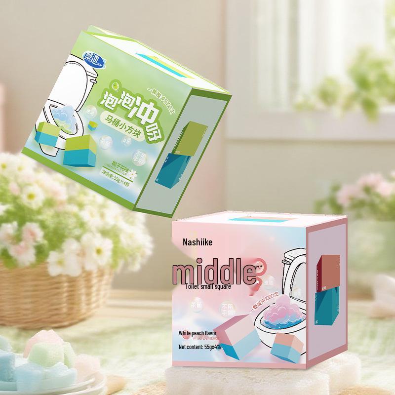 

Ароматный синий кубик для чистки унитаза Pear Pond