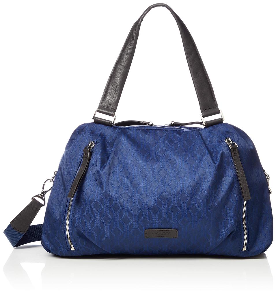 Monogram Series Fluffy Medium Navy [Isaac] 2-way Tote, Size, Y92-06-03,