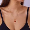 Stainless Steel Love Heart Pendant Necklace For Women Gold Color Fashion Neck Chain Female Choker Collar Jewelry Birthday Gifts