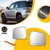 2x Left Right View Mirror Glass Heated For 11-22 Jeep Grand Cherokee 68082636AB