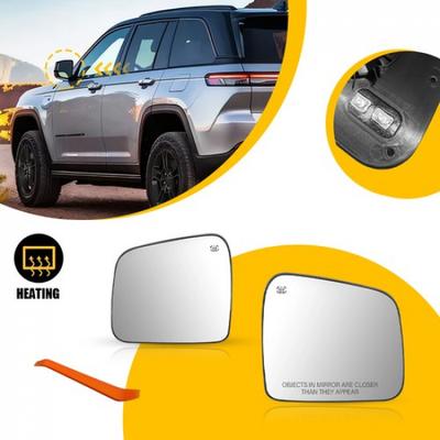 2x Sklo levého pravého zpětného zrcátka vyhřívané Pro 11-22 Jeep Grand Cherokee 68082636AB