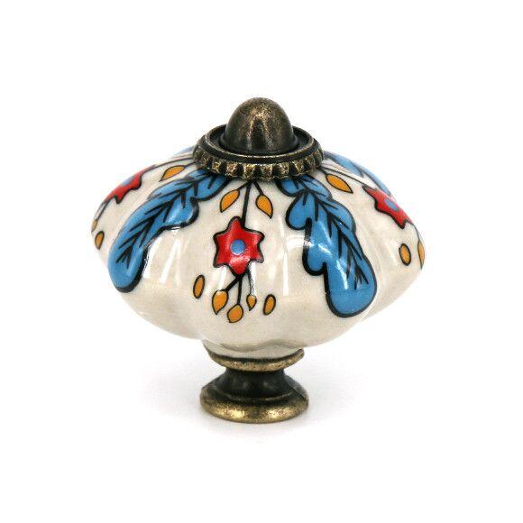 1x luxurious porcelain knobs handles Ceramic Drawer Dresser Knobs Pulls Kitchen Cabinet Furniture Bedroom Handle