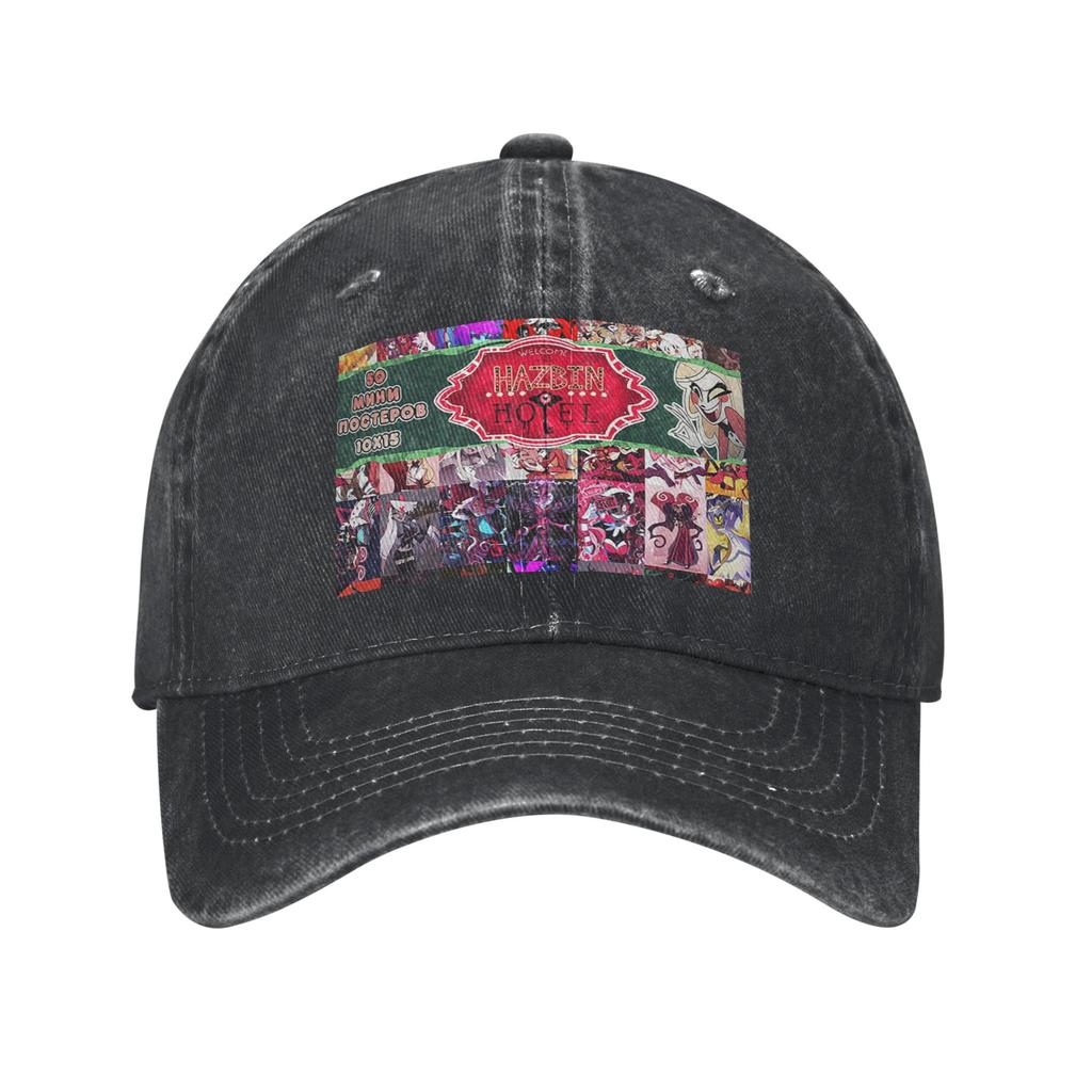 Hazbin Hotels Comedy Anime America Song And Dance Denim Cap Casual Baseball Caps Adjustable Hat Summer Unisex Baseball Hats