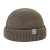 Wool Knit Brimless Cap Round Top Melon Cap Simple Fisherman Skullcap  Autumn Winter
