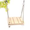 Wooden Swing Hammock & Bell Toys for Hamsters and Small Pets