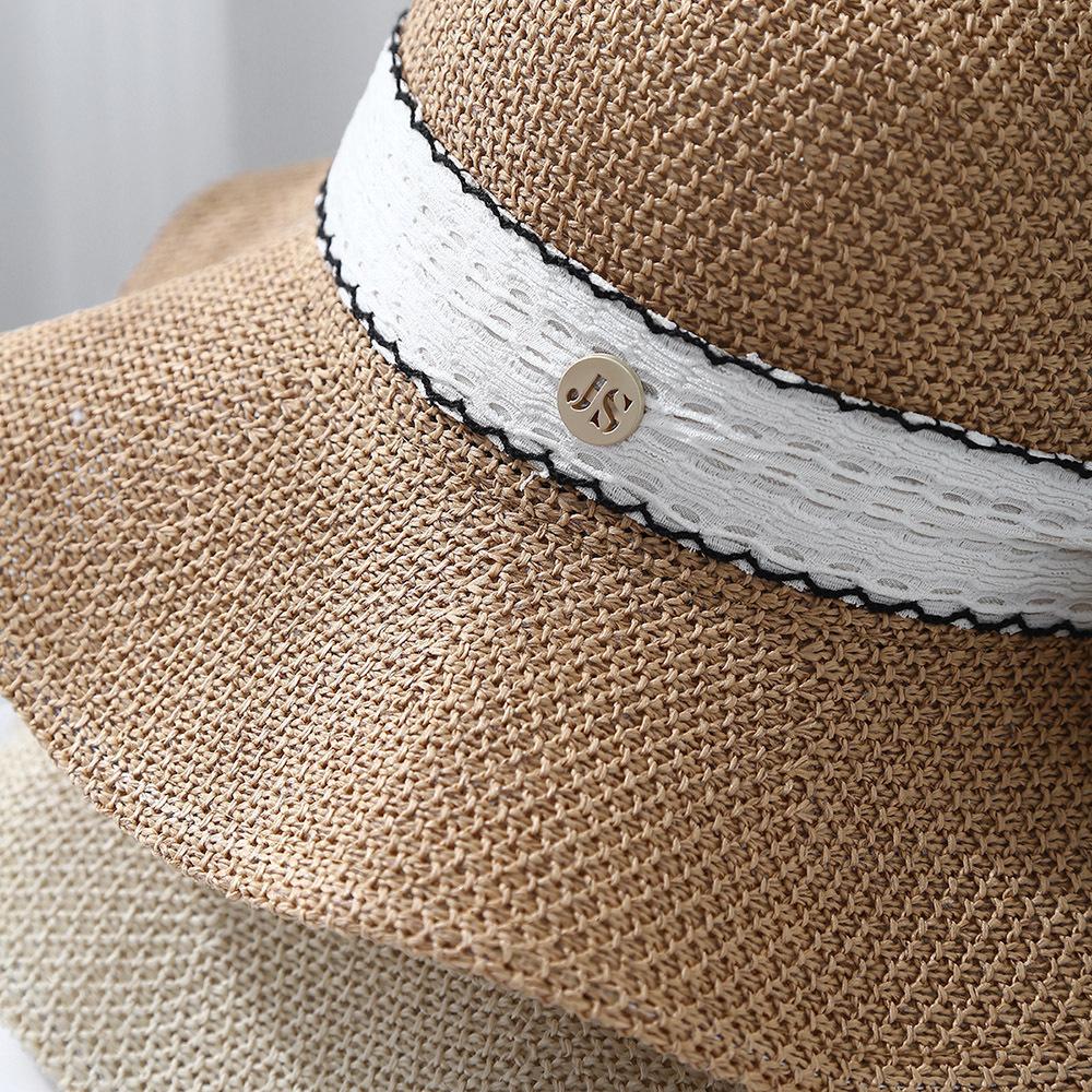 Women's 2025 Bow-trim Fisherman Hat Spring Summer Sunshade Foldable Travel Beach Sun Hat Holiday Fashion Accessories New