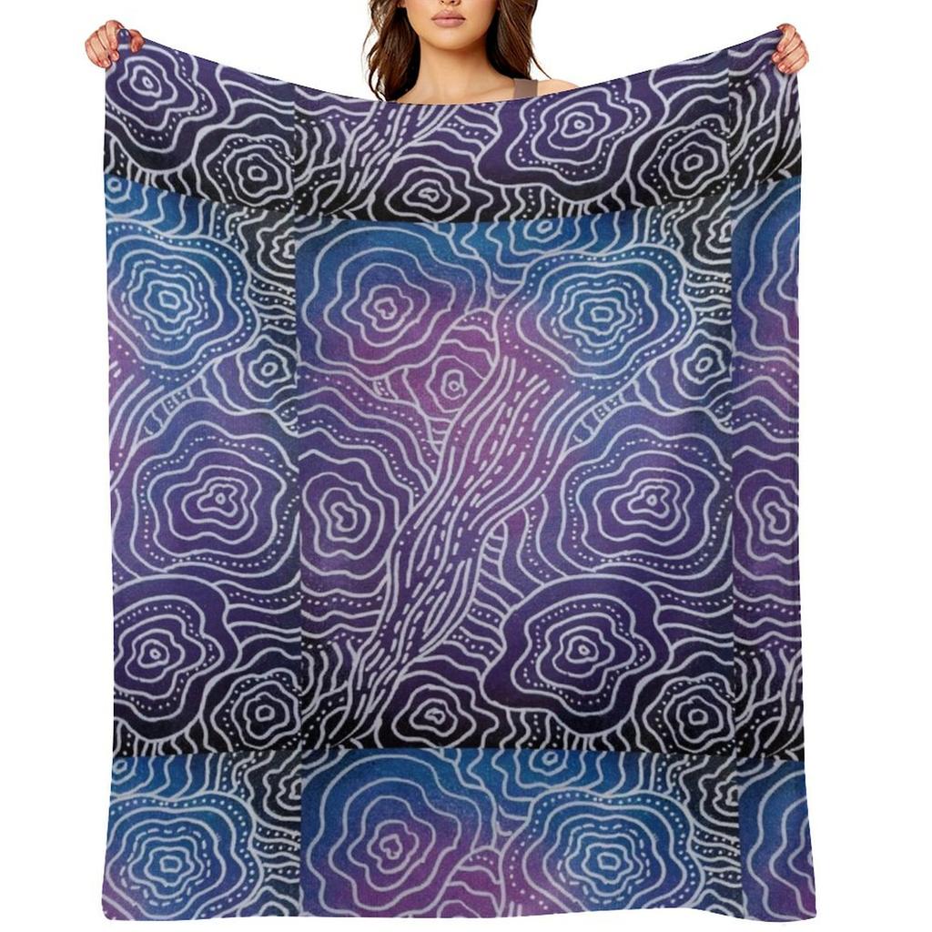 Shooting Star Throw Blanket Sofa Bed Loose Comforter Softest Blankets