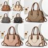 Vintage Pu Shell Shape Handbag With Zipper Pocket For Daily Use Womens Fashion