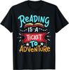 Reading Adventure Library Student Teacher Book Unisex T-Shirt Mens Womens Tees Top