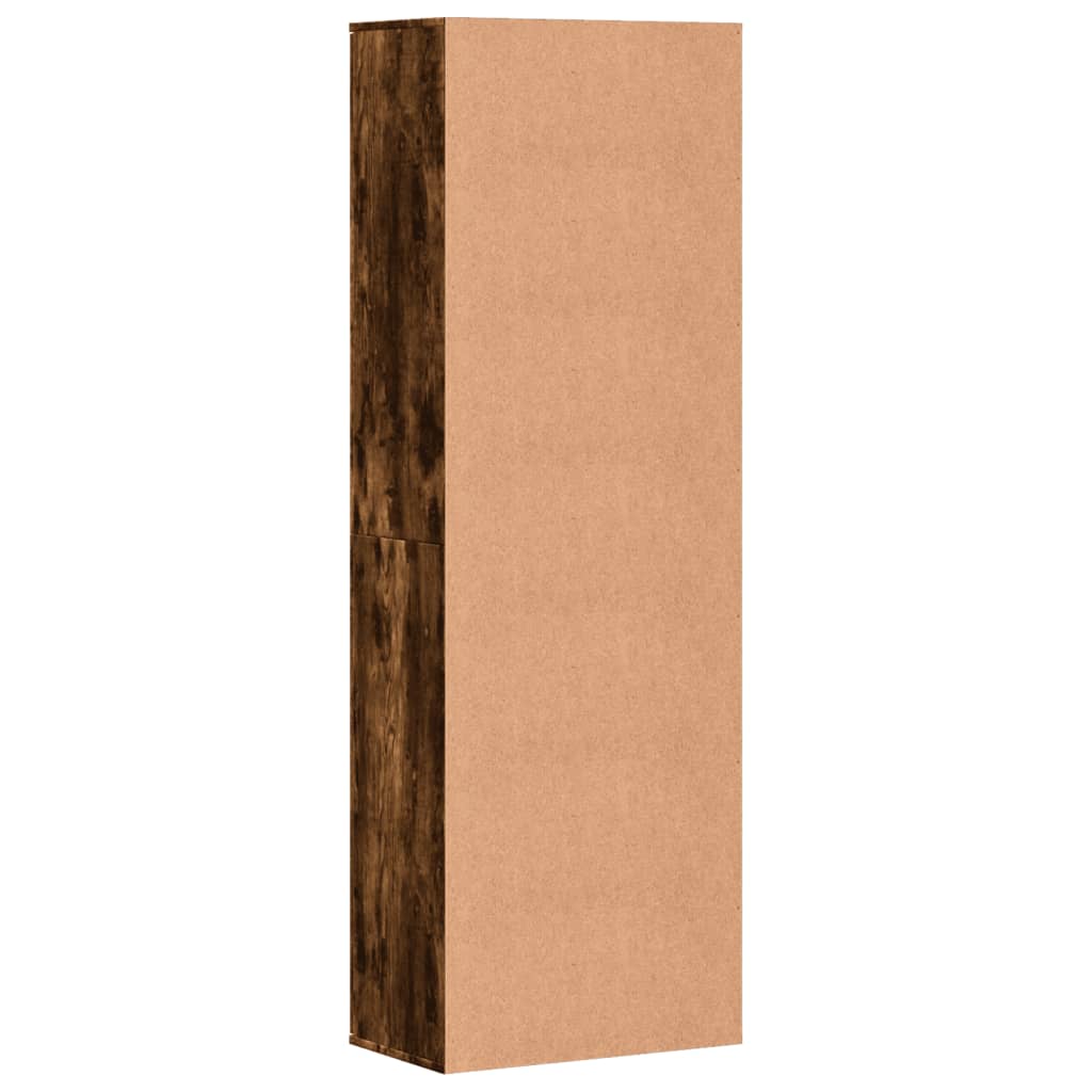 Highboard Smoked Oak 60 x 35 x 180 cm Engineered Wood