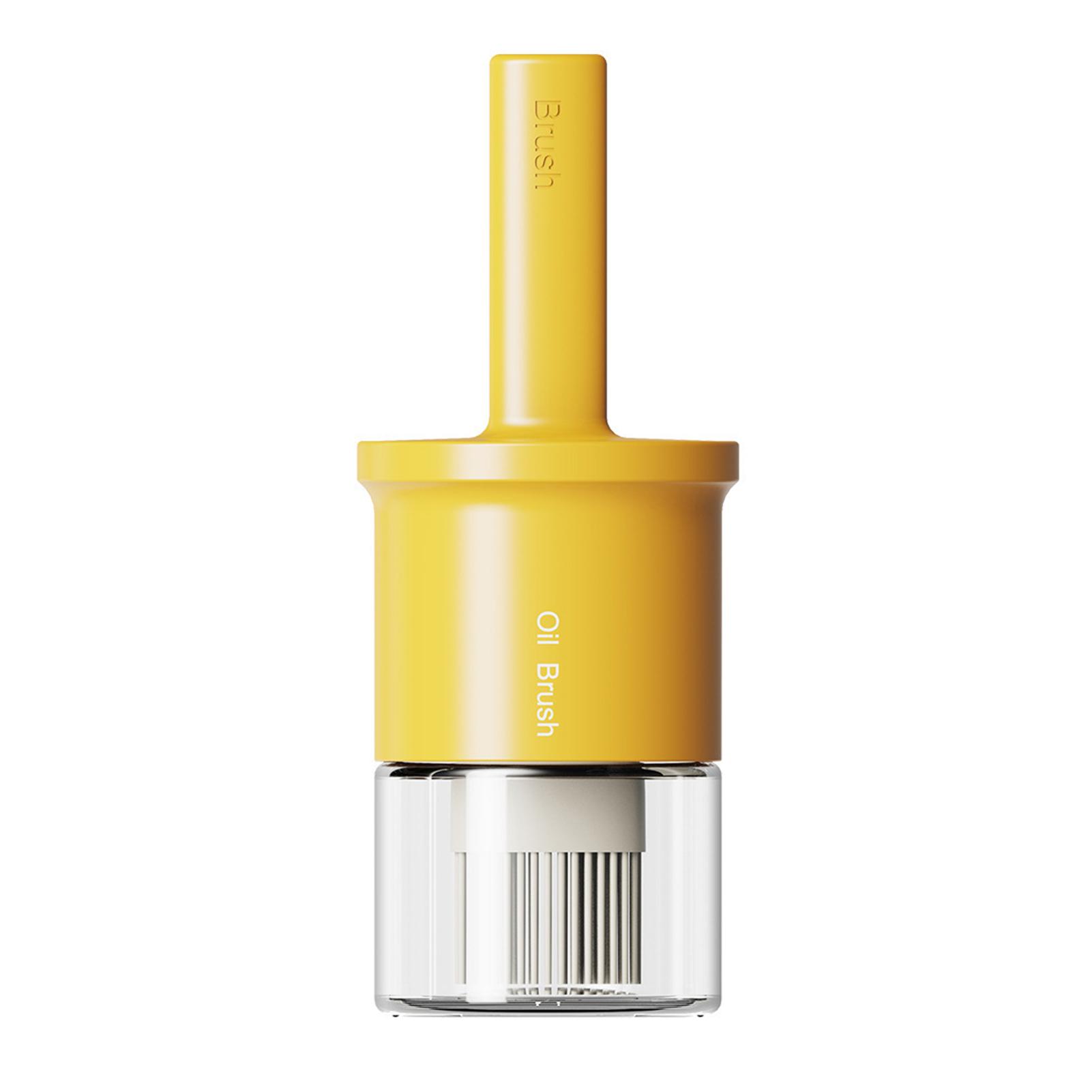 

300ml Oil Spray Bottle with Silicone Brush Kitchen Cooking Olive Oil Dispenser Camping BBQ Baking Vinegar Soy Sauce Containers жёлтый