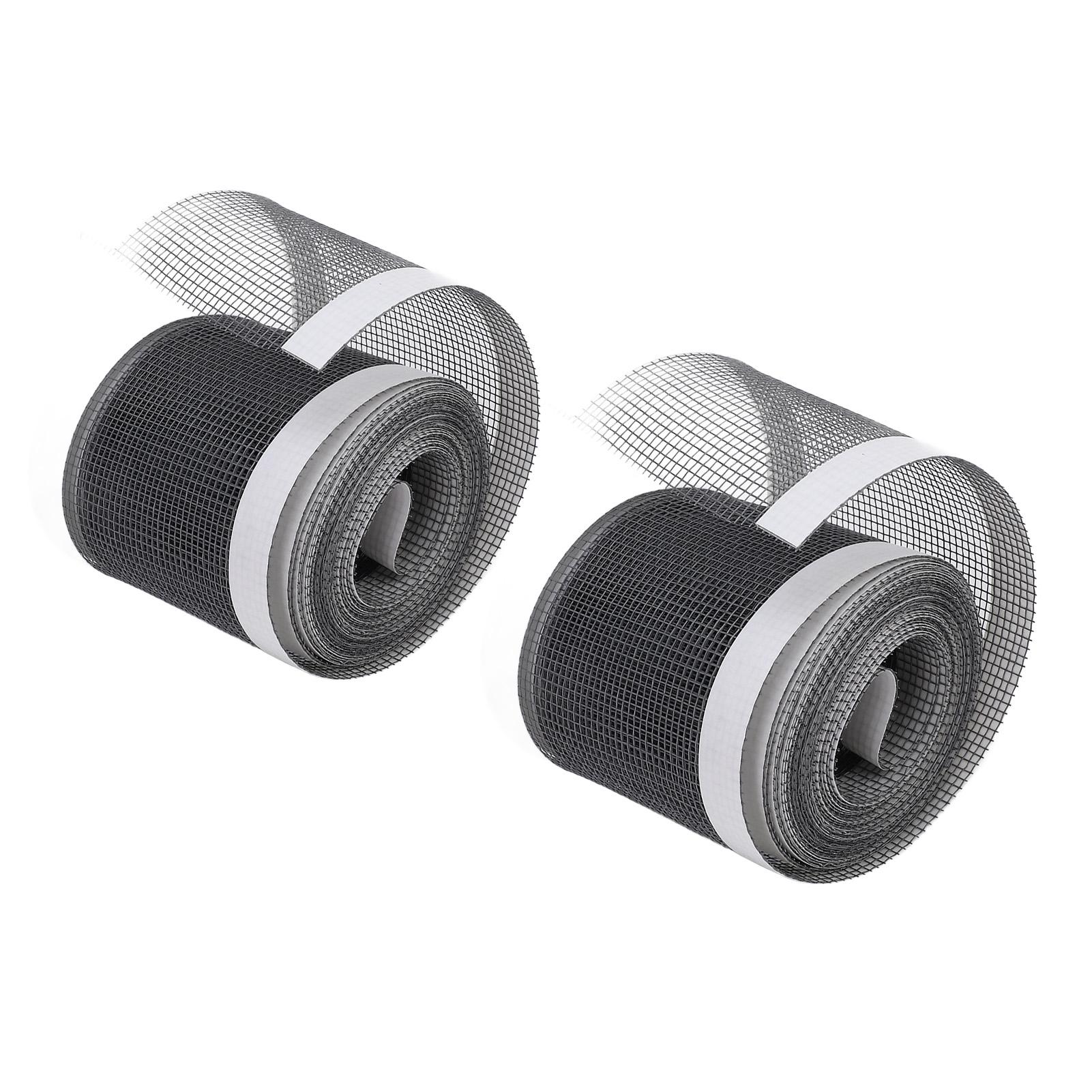 

2Pcs Window Screen Repair Tape Cuttable Versatile Strong Adhesive Screen Mesh Repair Patch for