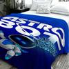 1PC ASTRO BOT Custom Name Patterned Flannel Blanket Suitable For All Seasons for Home Decor Warmth and Comfort Gifts Holiday Present