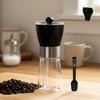 Vixplorn Manual Coffee Grinder with Ceramic Grinding Adjustable Grind Uniform Coffee Bean 35g Dual Coffee Ground Brush and Easy Compact and Portable