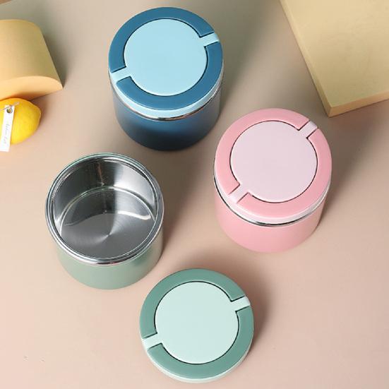 630ml/1000ml Food Container Fresh Keeping Heat Preservation Stainless Steel Insulated Hot Soup Breakfast Cup Home