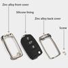 For Volkswagen Polo Golf 4 5 6 7 MK7 Tiguan Mk2 Jetta Bora T-ROC T-CROSS Scirocco Galvanized Alloy+Silicone Car Remote Key