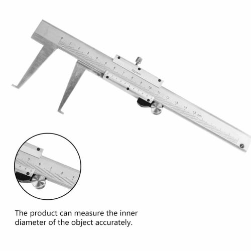 [School Season Special Promotion] Vernier Caliper, Measuring Tool Steel Ruler Portable Inside Groove Caliper Caliper 0-150mm